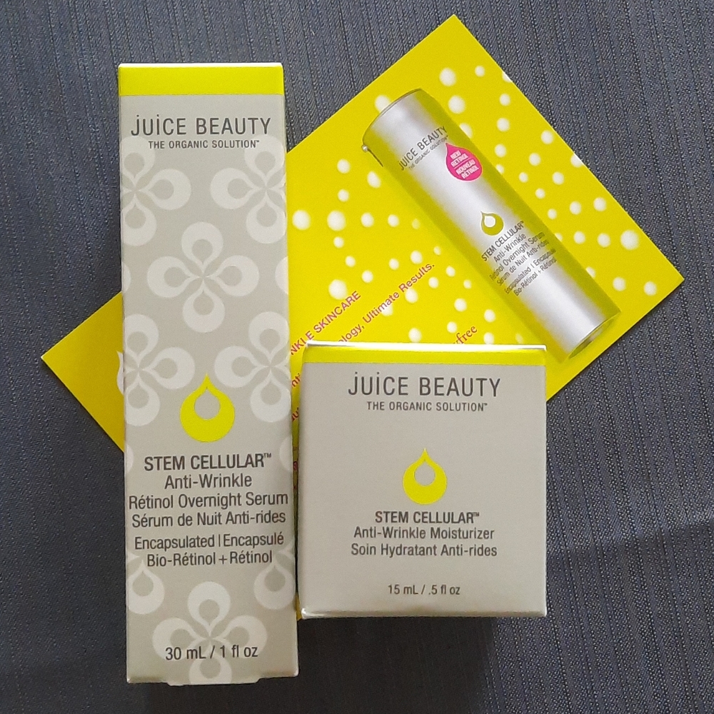 Juice Beauty stem cellular retinol & moisturizer